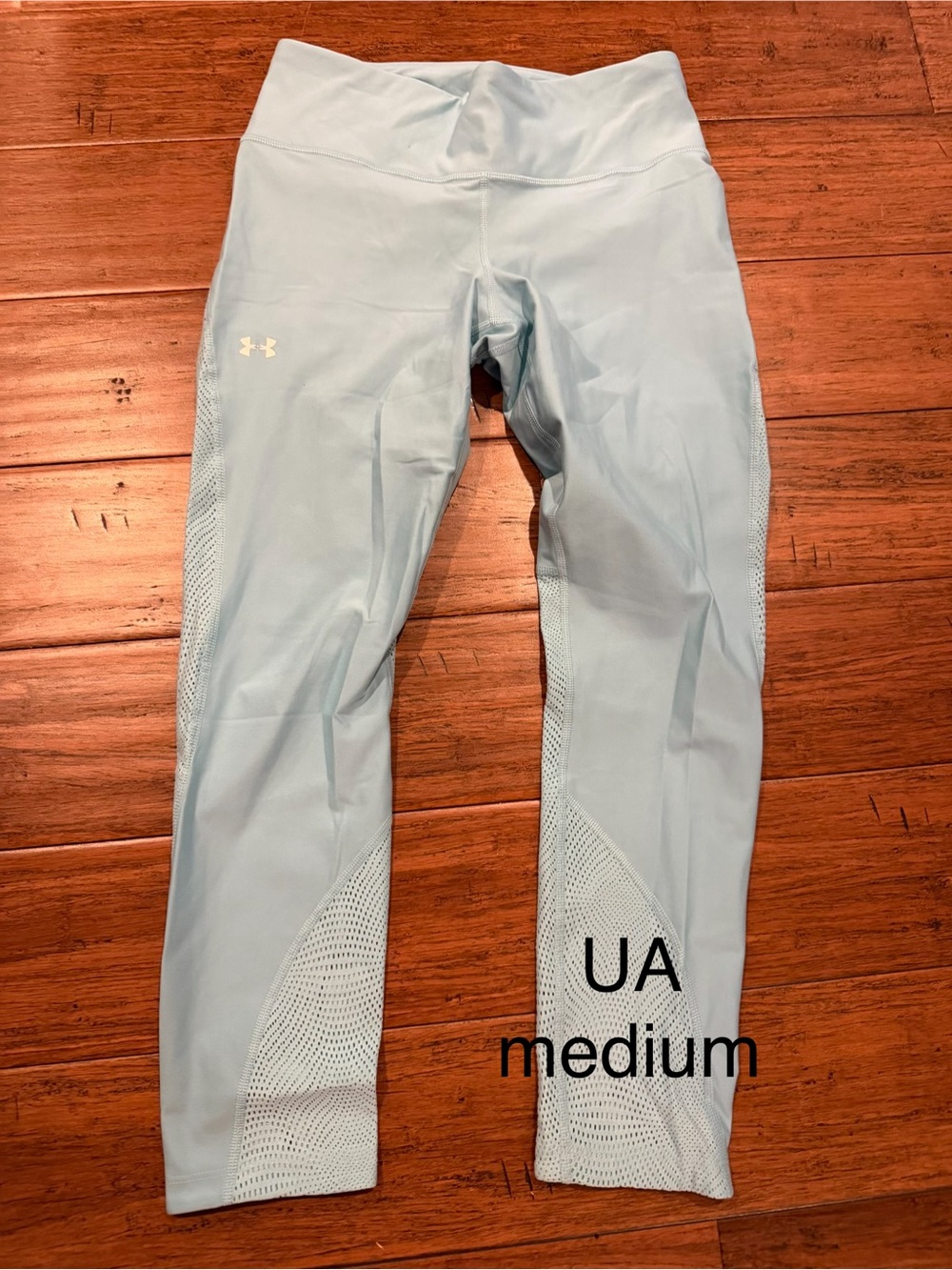 Under Armour Pale Blue High-Waist Performance Leggings